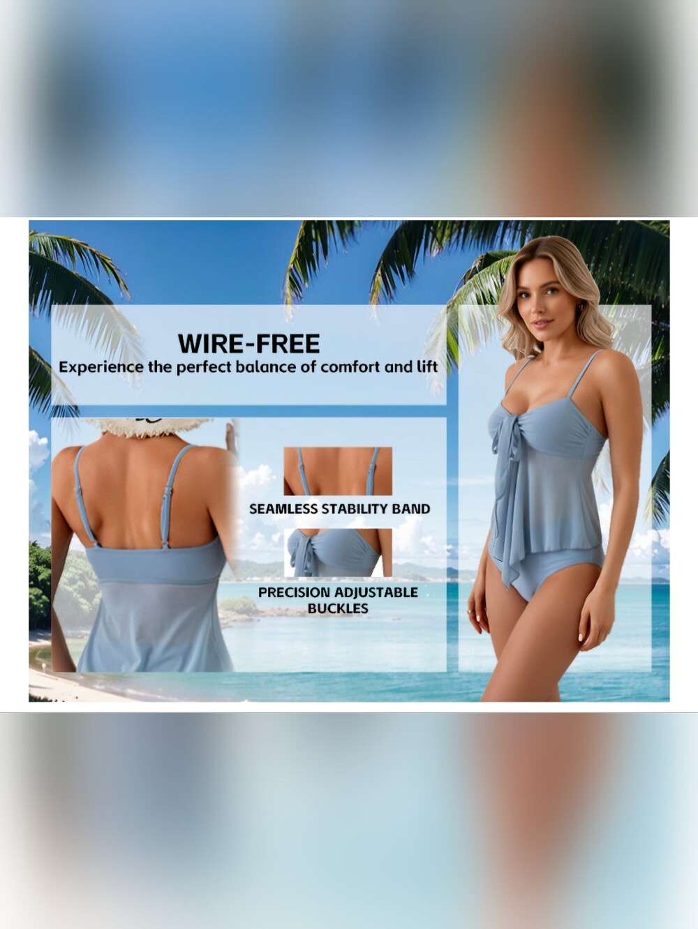 B2prity Tankini Swimsuit #1382 - Picture 7 of 11